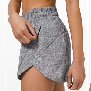 Lululemon Track That Short *5" Heather Lux Multi Black Size 6